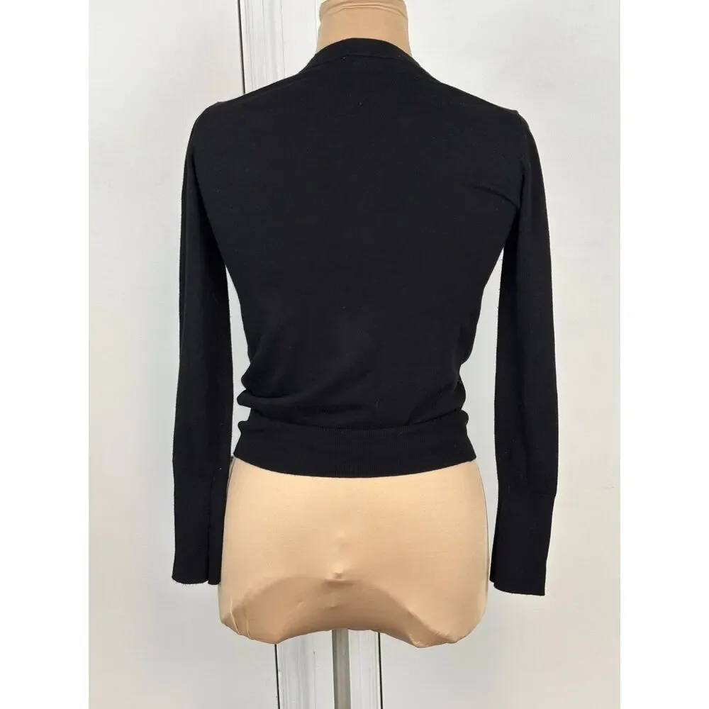 Zara womems Black long sleeve pullover sweater large